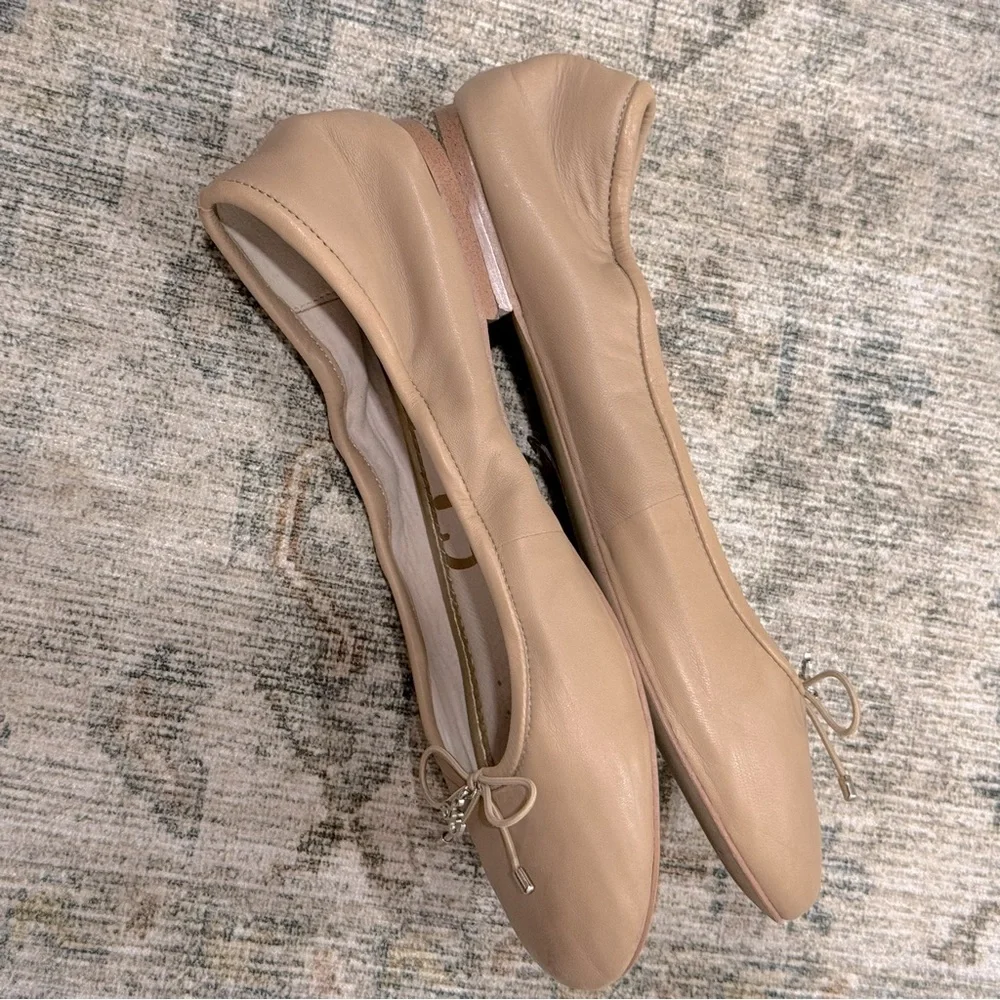 Sam Edelman Taupe Ballet Flats - Picture 9 of 11